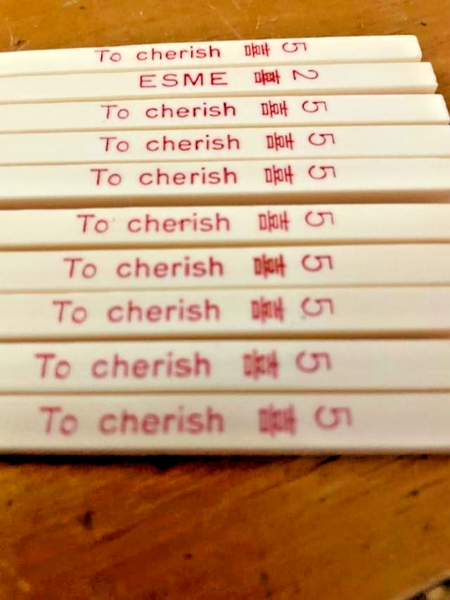High Class Imitation Ivory Chopsticks 100% Melamine No 287