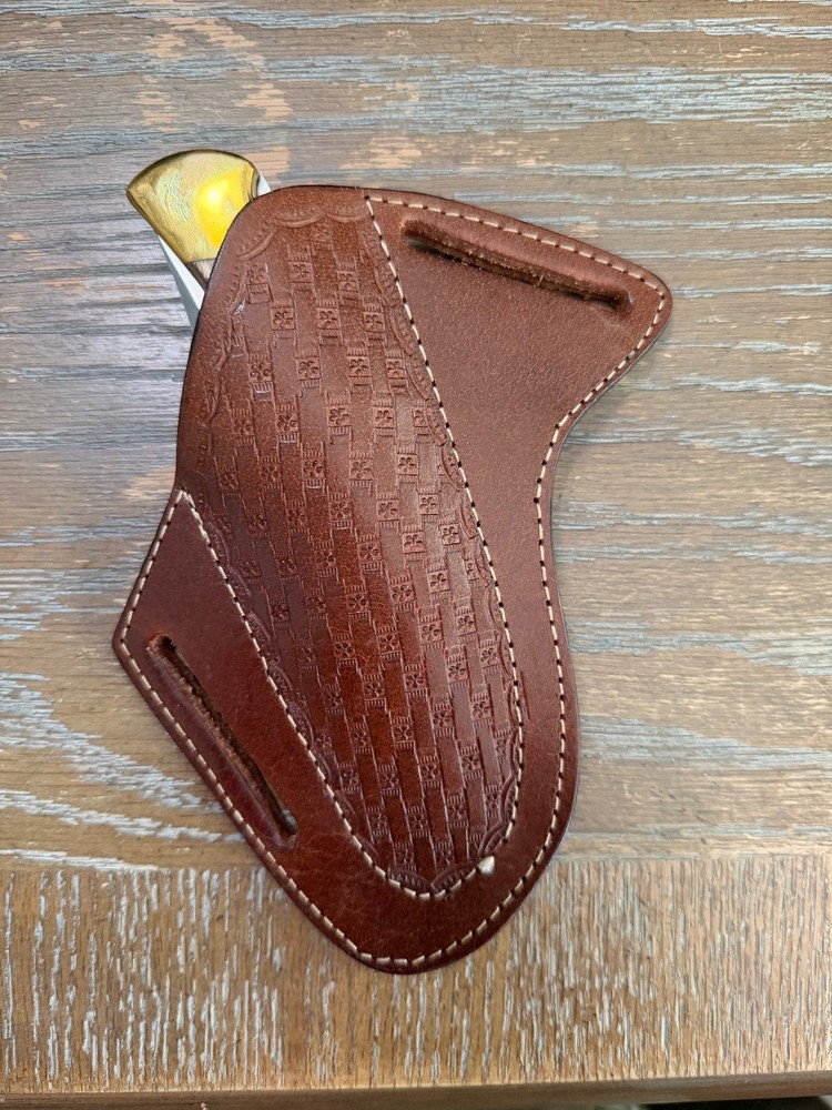 Buck Knife Belt Leather Holster