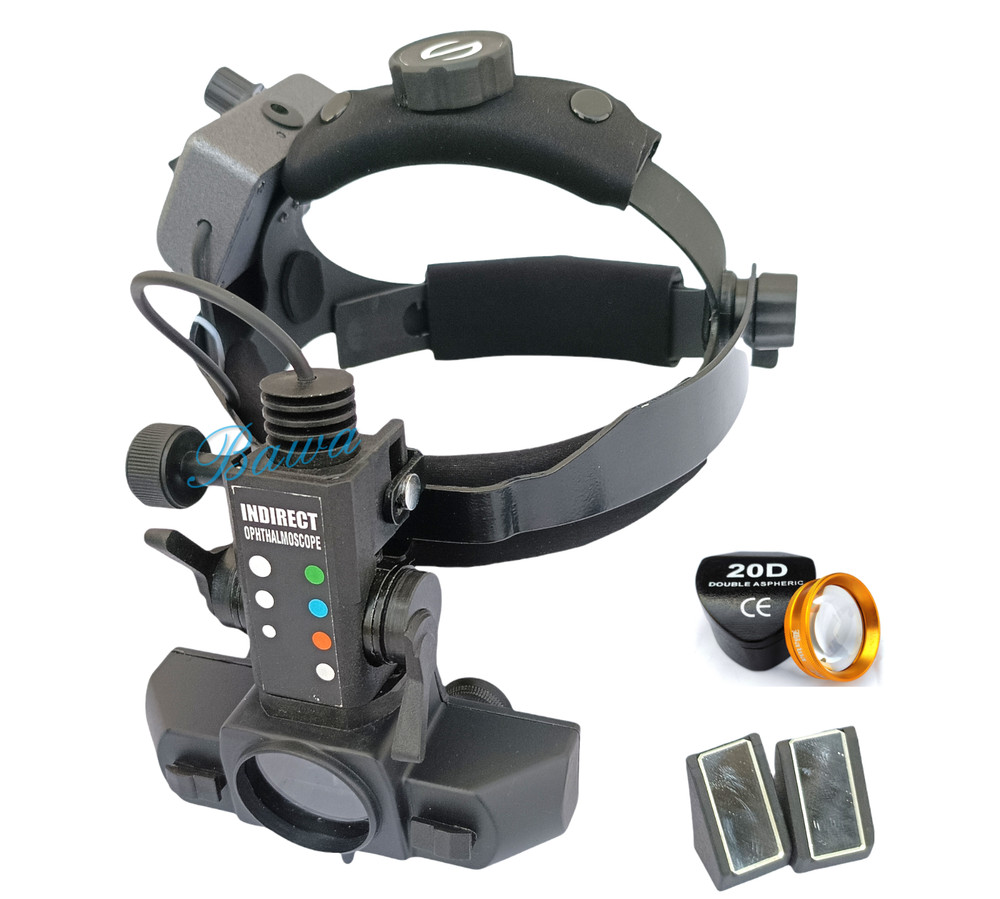 Ophthalmology Top Quality 4 Filter Binocular Indirect Ophthalmoscope + 20D & 78D
