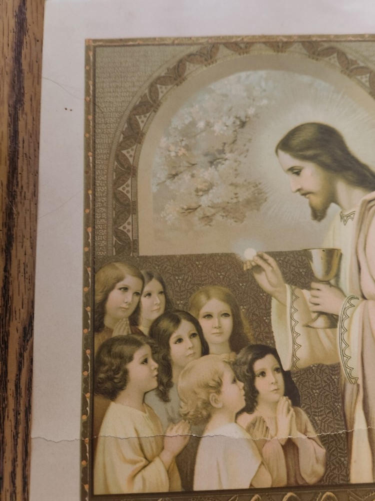 1926 Polish First Communion Certificate