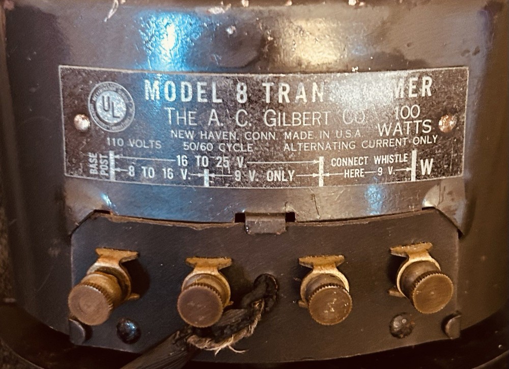 American Flyer Model 8 Transformer - Needs a Replacement Cord