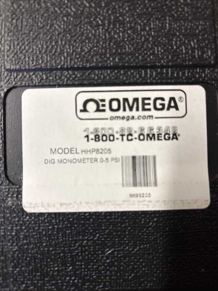 OMEGA HHP8205 DIG Manometer