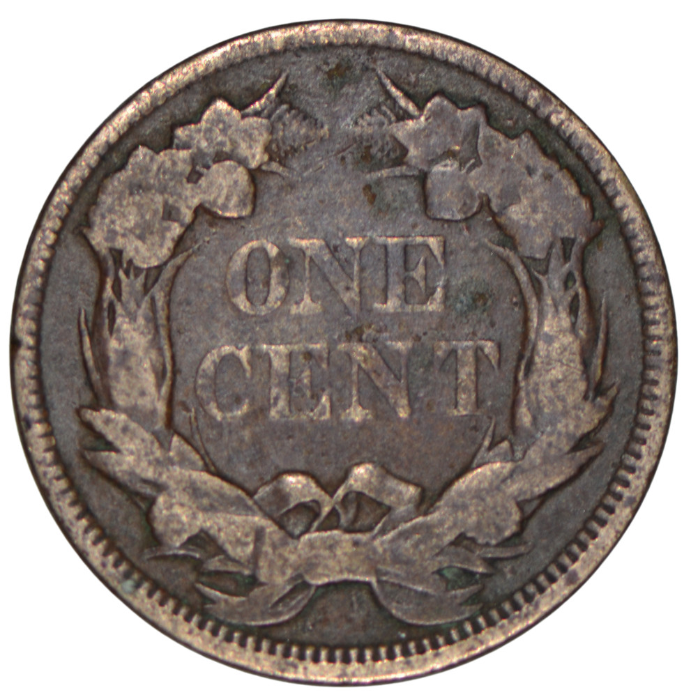 1857 1C Flying Eagle Cent ~ VG Details