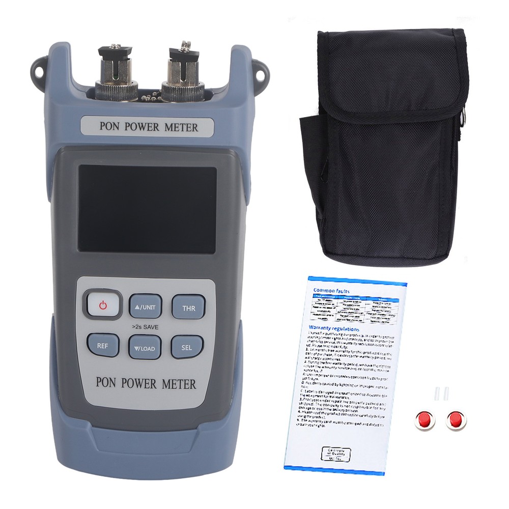 Optical Fiber Power Meter Digital Optic Cable PON Tester Testing Tool Set♪