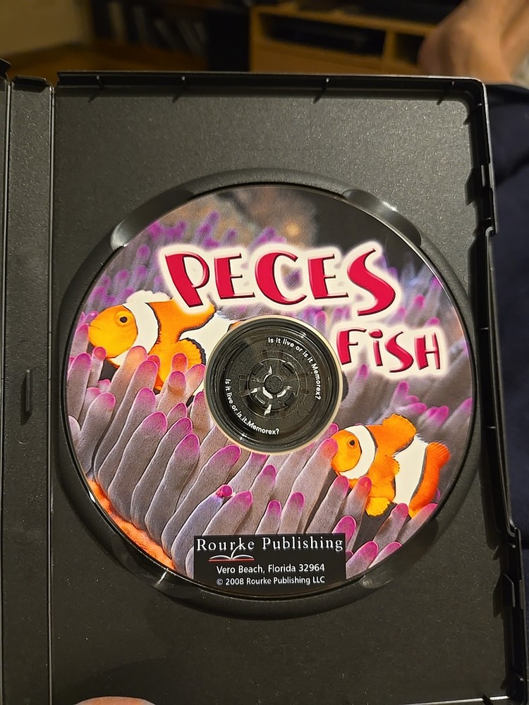 PECES (fish) Bilingual (CD-Rom, 2008, Windows/Mac, Rourke) E-book - New!