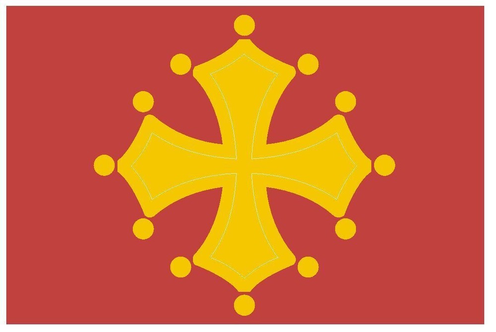 Midi-Pyrenees International Flag Sticker Decal
