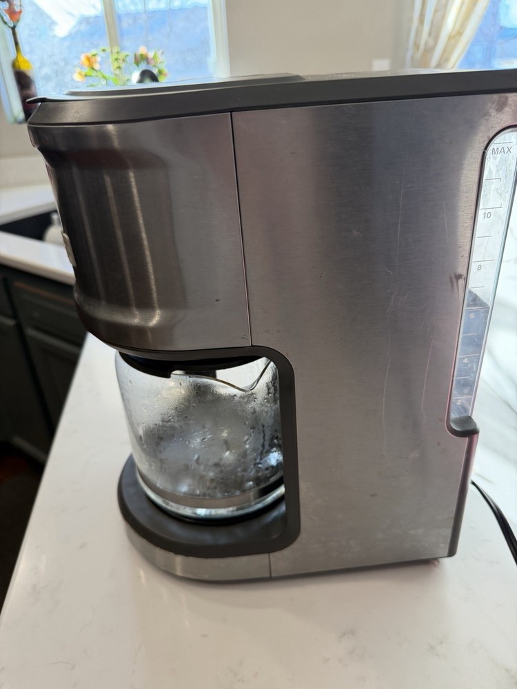 Calphalon 12 Cup Programmable Coffee Maker Stainless Steel Tested Works