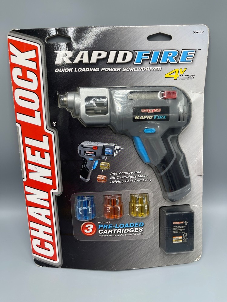 Channel Lock Rapid Fire Quick Loading Power Screwdriver