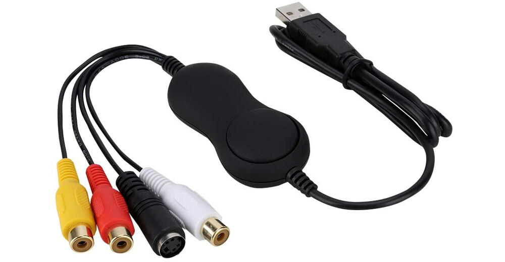 Premium Composite RCA S-Video To USB DVR Adapter For PC Mac