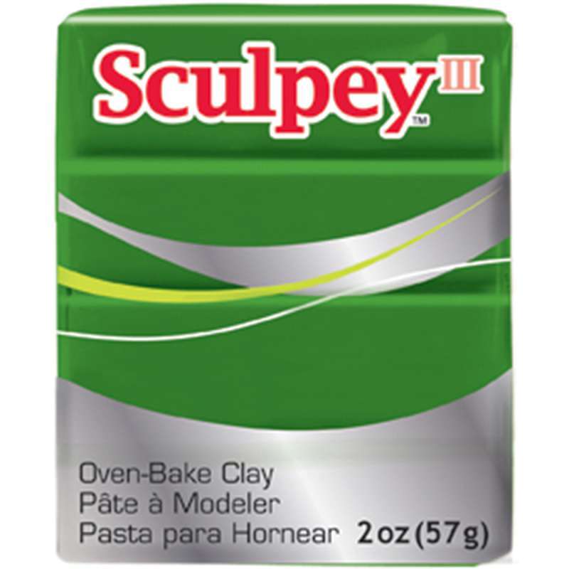 Sculpey III Polymer Clay 2oz Leaf Green
