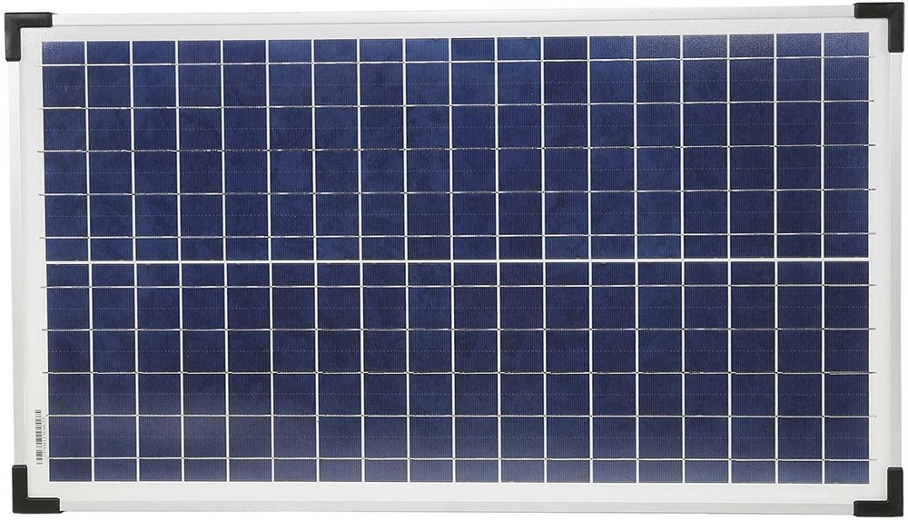 30 Watt Crystalline 12 V Solar Panel | Compatible with Gate Openers
