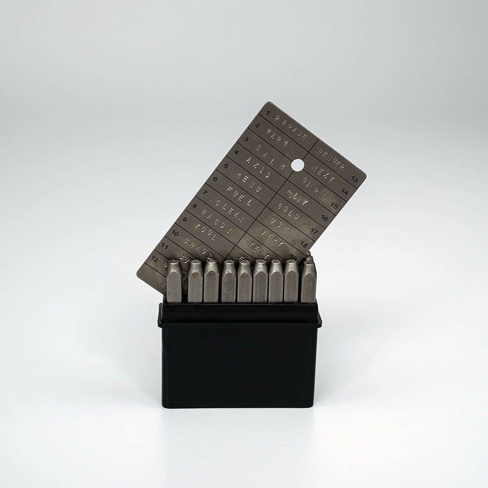 ColdTi - Titanium Crypto Seed Plates for Cold Storage (with Alphabetic Punches)
