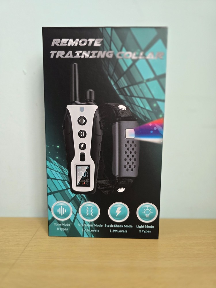 Remote Dog Training Collar 4000ft Range Rechargeable Shock Vibration LCD