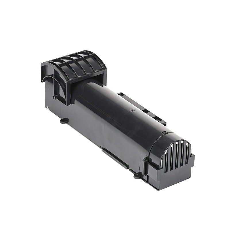 Plastic Humane Mouse Trap - Black Long Cage Reusable Pest Control
