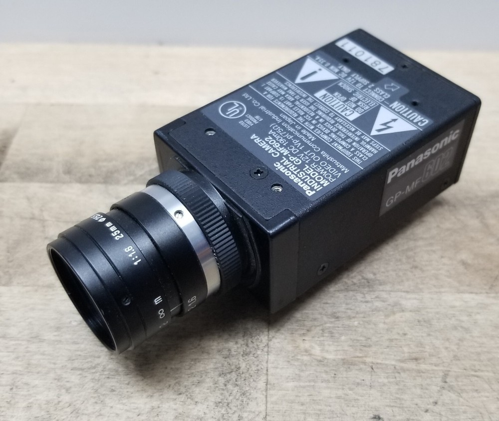Panasonic GP-MF602 CCD Camera Module with 1:1.6 25mm 25.5 Lens