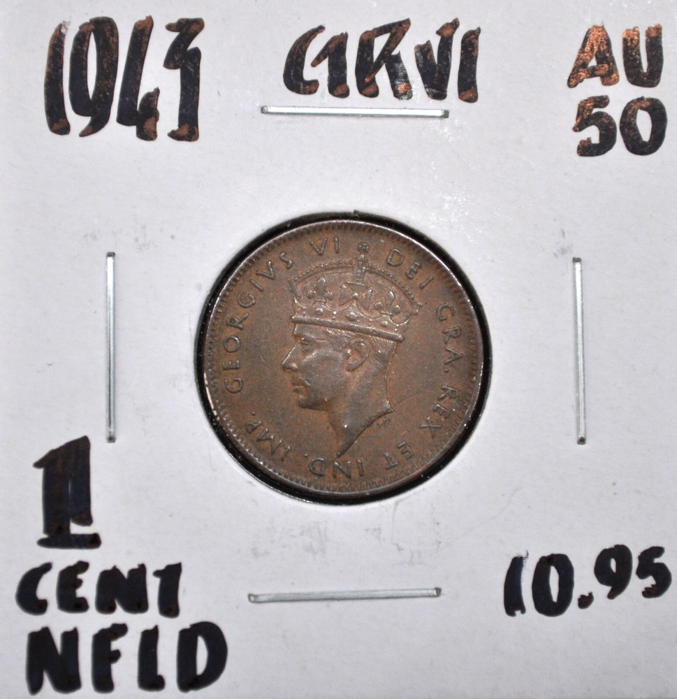 1943 Newfoundland One Cent