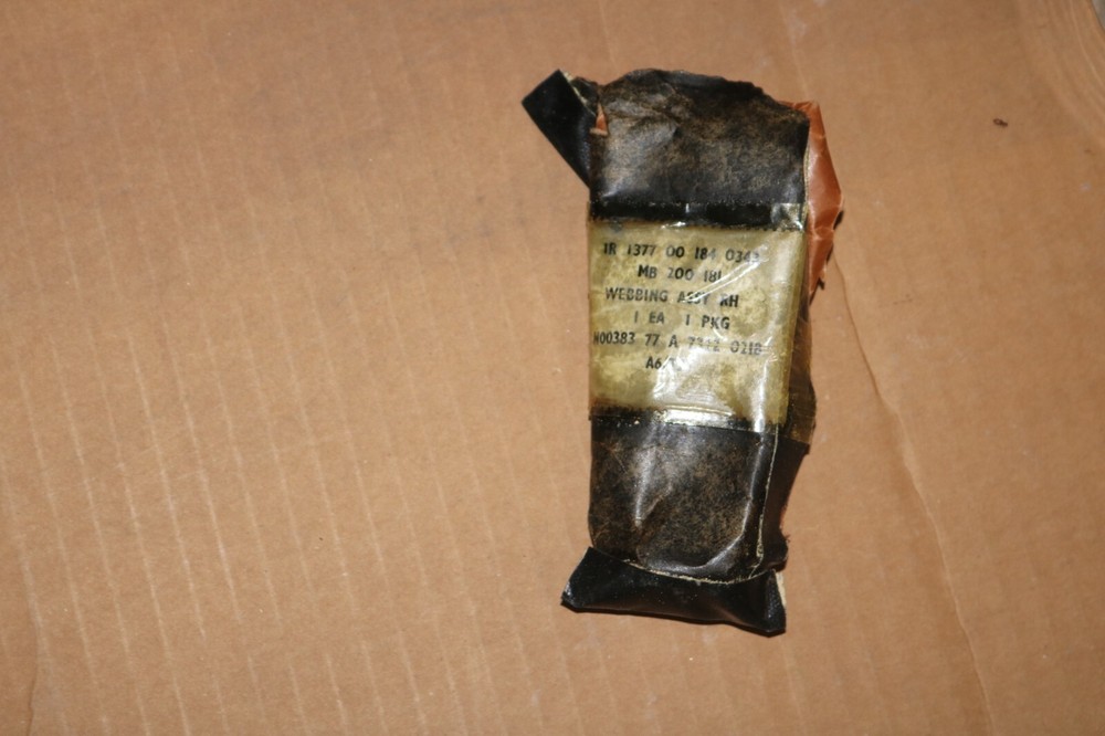NOS Martin Baker ejection seat strap MB 200-181