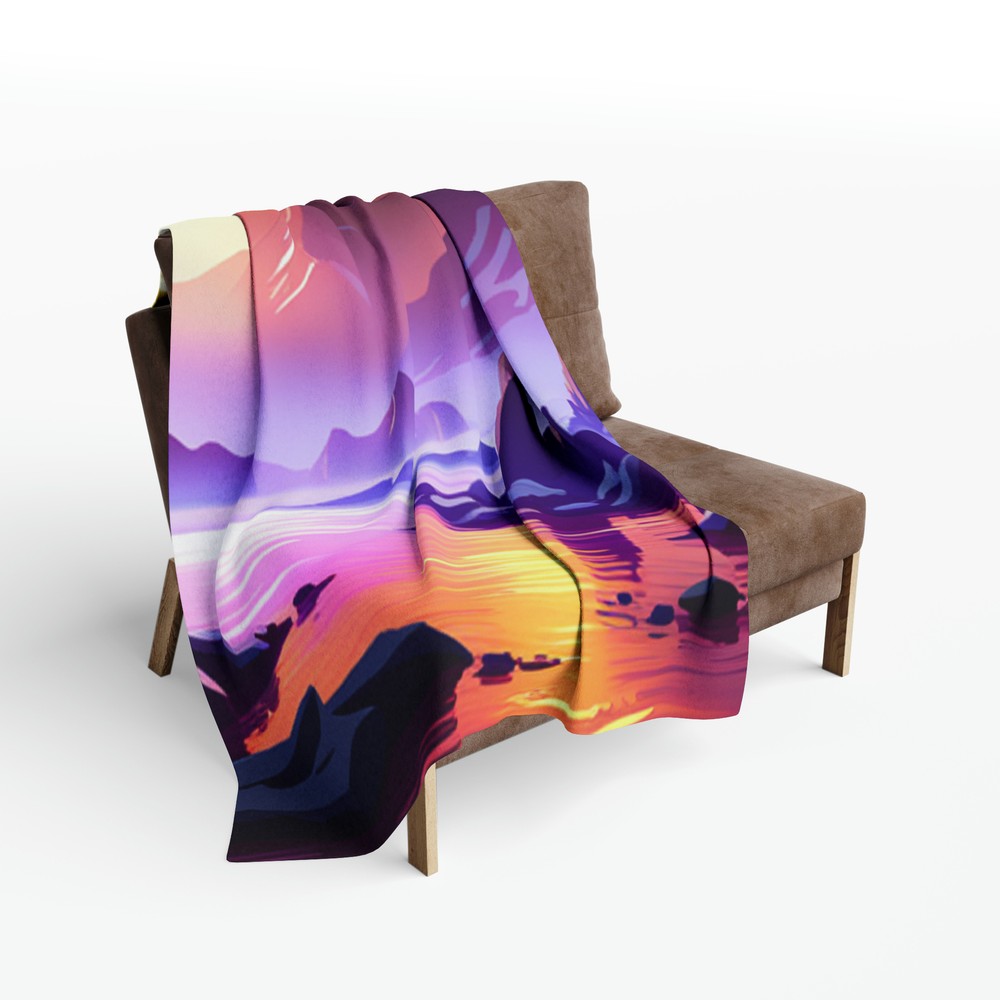 Sunset - Arctic Fleece Blanket - 3 Sizes