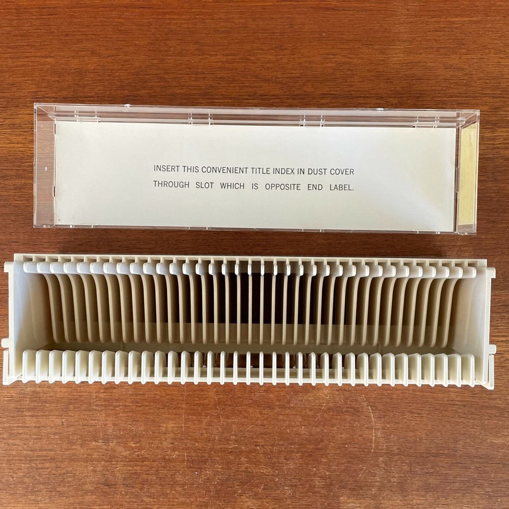 Swayer Tray-Master Slide File with 9 Empty Easy Edit Slide Trays