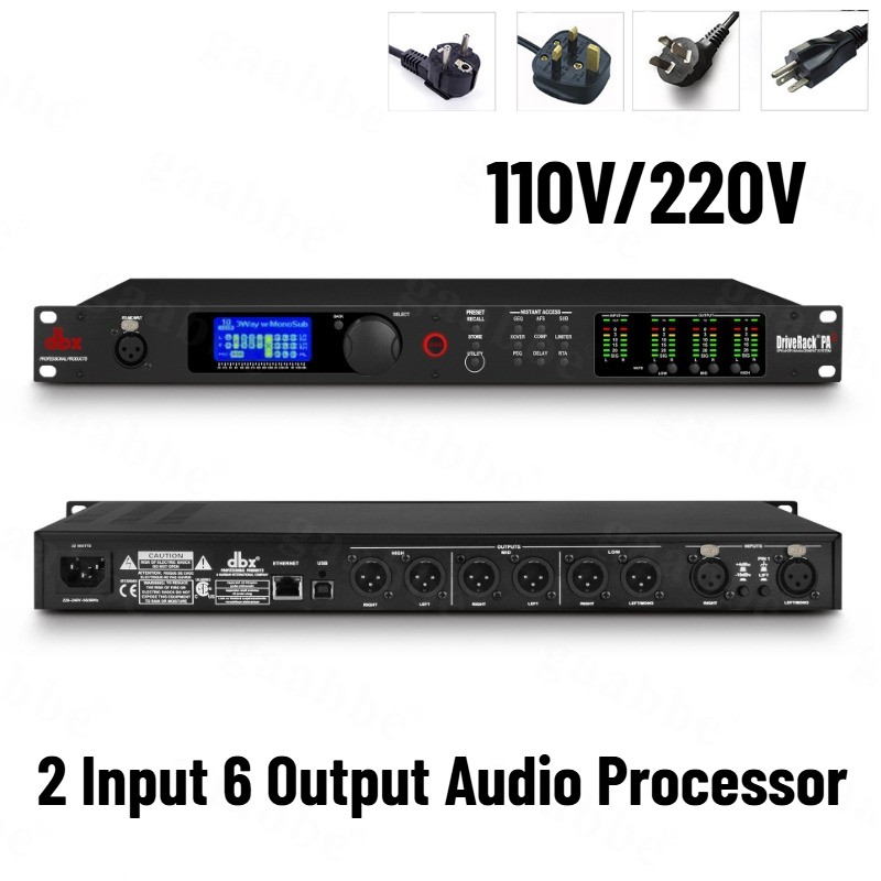 PA2 Loudspeaker 2 Input 6 Output Audio Processor Speaker Management System