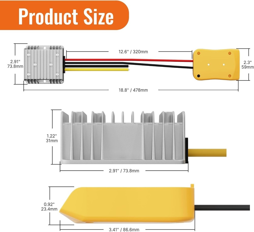 Versatile Step Down Converter: 20V to 12V with Multiple Protection Features