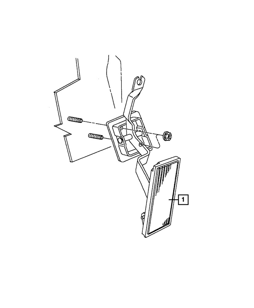 Genuine Mopar Accelerator Pedal 68580344AA