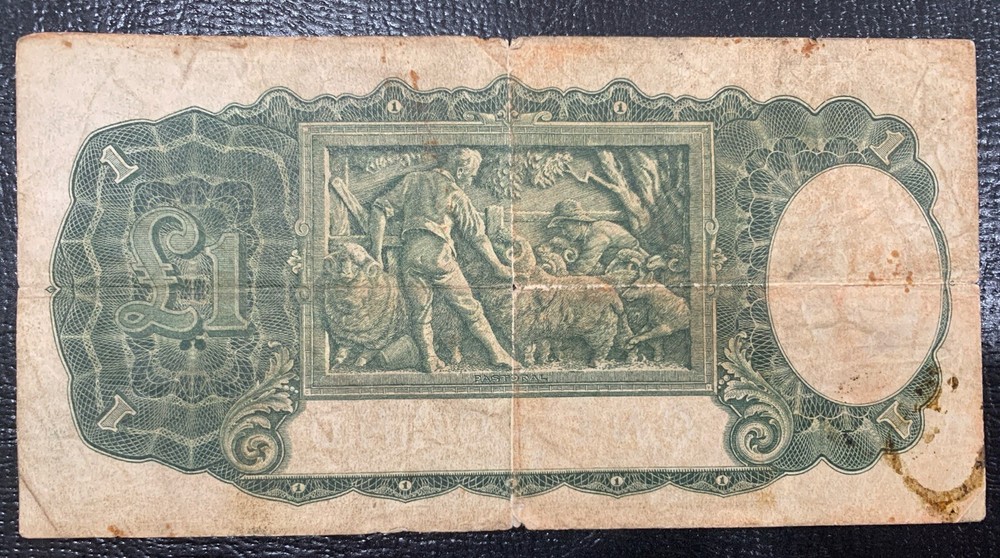 ND 1938-52 Australia One Pound Note P26b