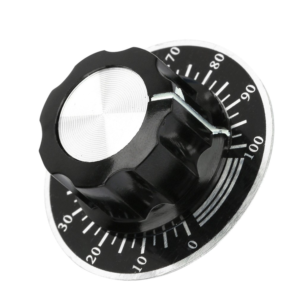 5 Knurled Potentiometer Knobs Durable Volume Control Cap DIY Accessories Premium