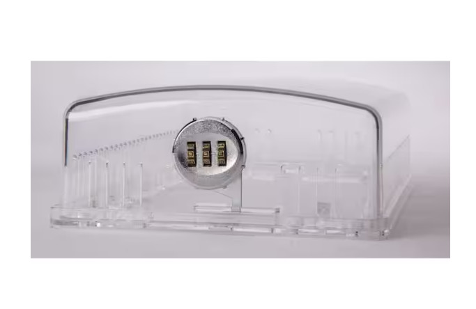 StatGuardPlus Universal Thermostat Guard Clear Changeable Code Combination Lock