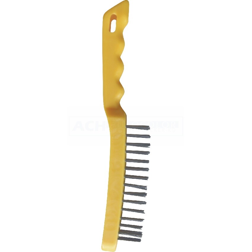 GYS Stainless Steel Brush - 4 Row - Plastic Handle - 044258