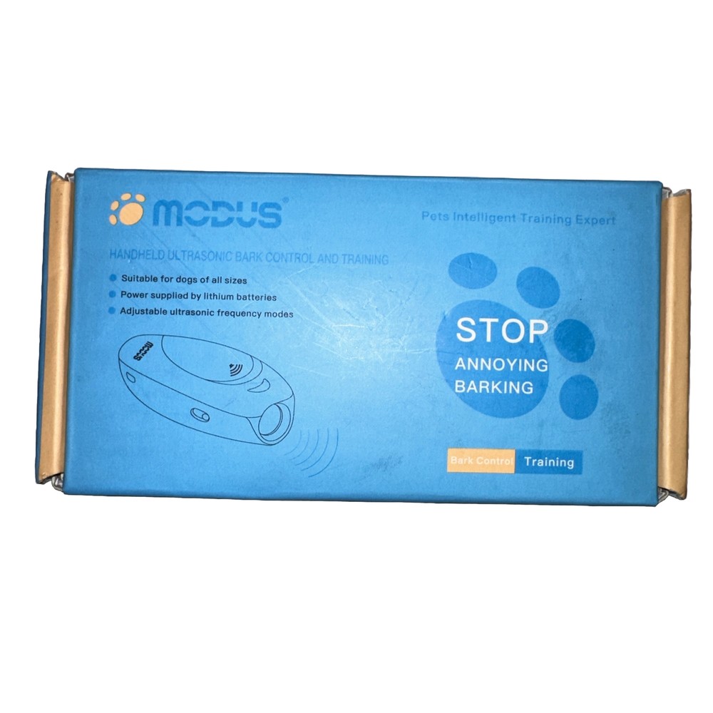 Modus Pets Intelligent Training Expert Handheld Ultrasonic Bark Control Device