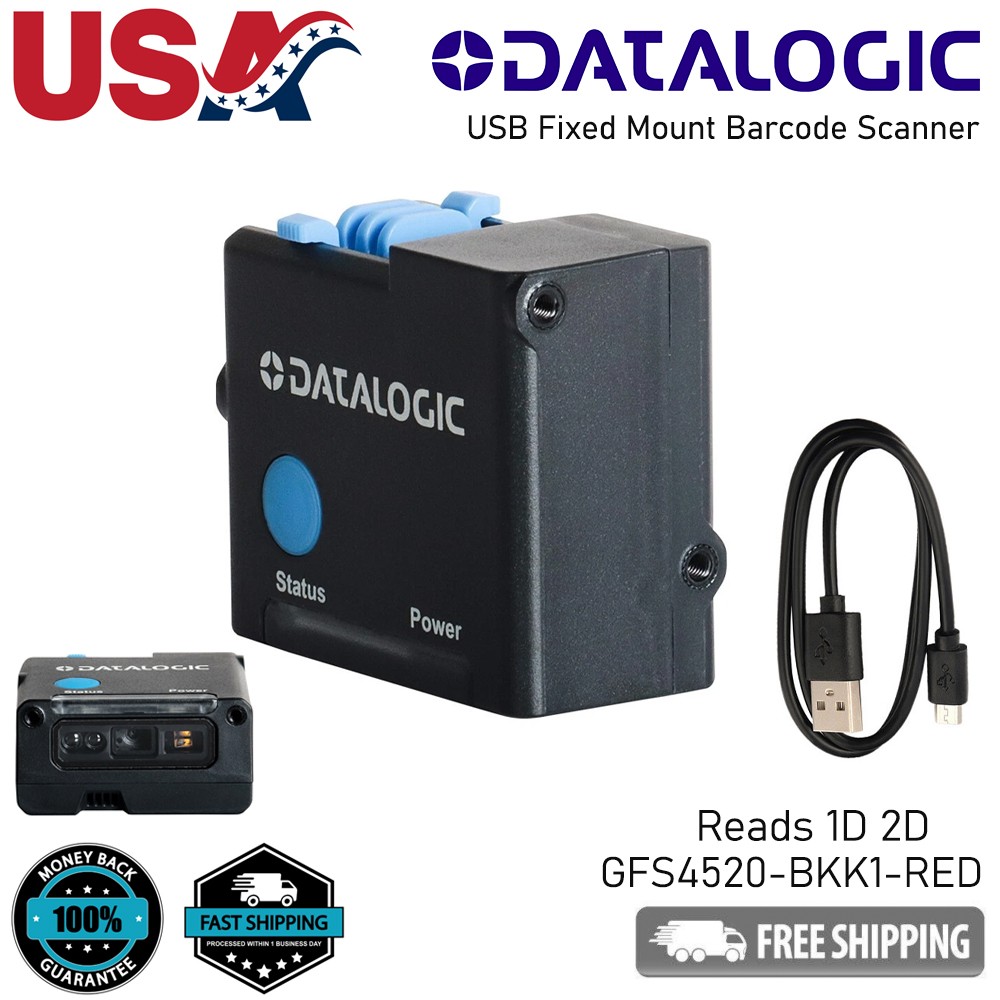 Datalogic GFS4500 Code Scanner USB 1D 2D QR Code Reader for Store Warehouse