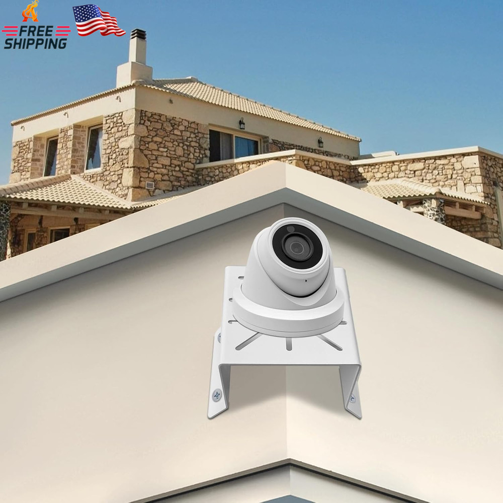 Witi Universal Corner Mount for Security Camera, Solid Metal Mounting Corner Bra