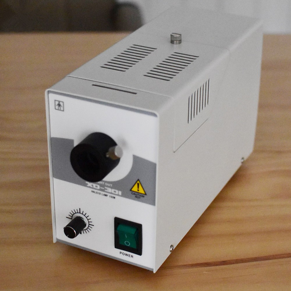 150W Single Hole Halogen Medical Cold Light Source for Microscope Endoscope ENT