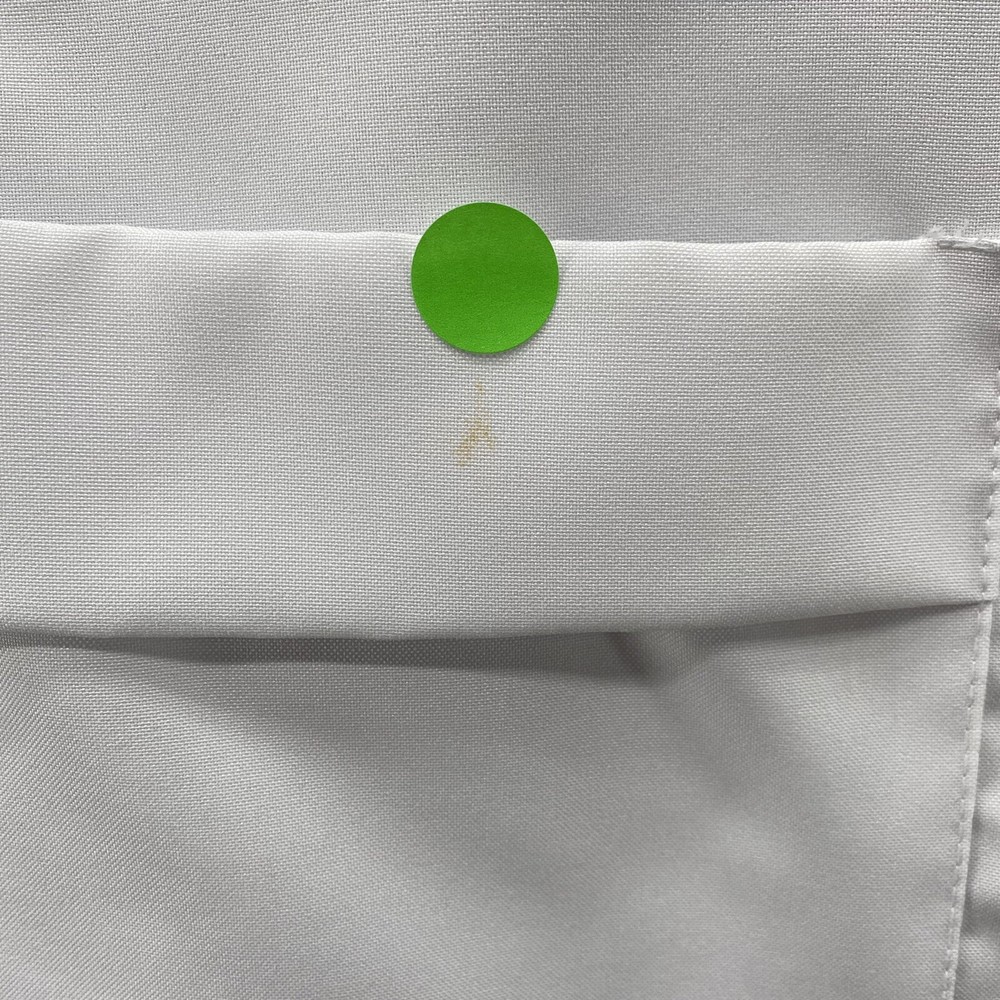 Canyon Rose Spa Apparel Unisex Medium/Large White Button-up Estheticians Jacket