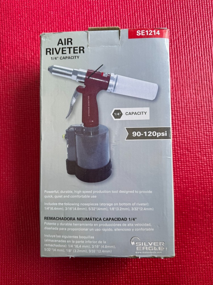 Matco 1/4" PNEUMATIC SILVER EAGLE RIVETER SE1214