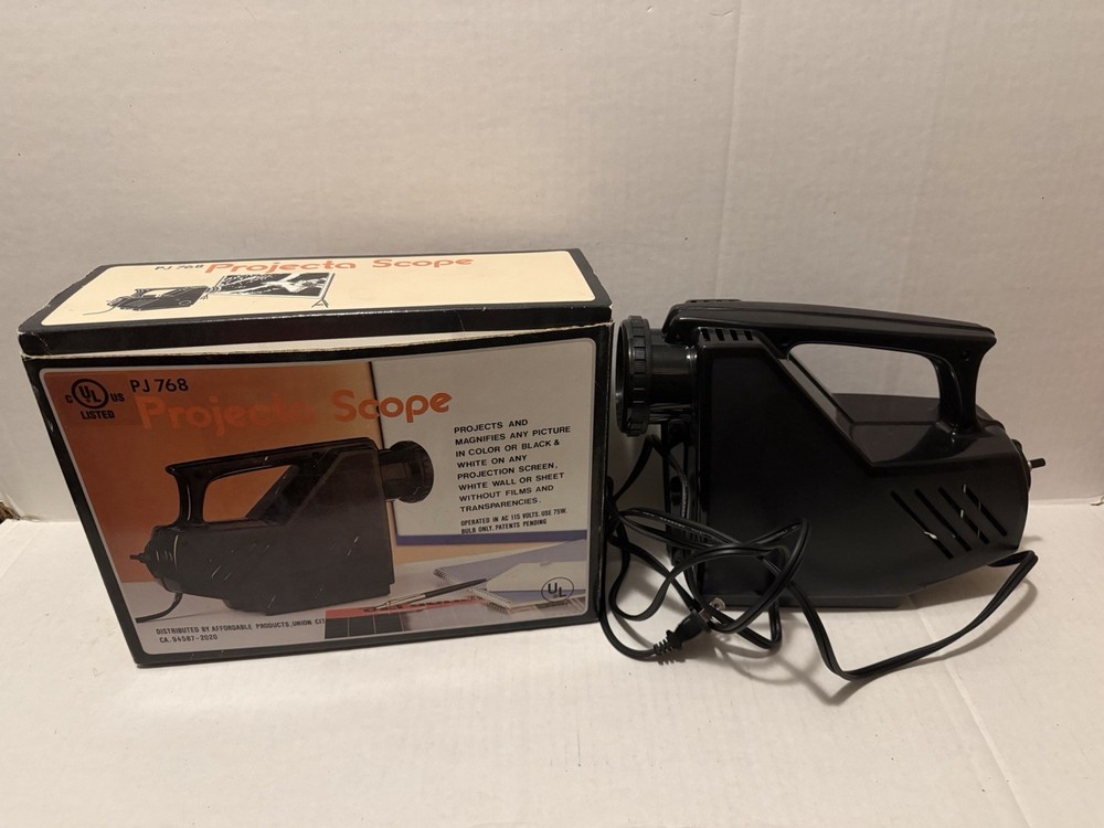 Vintage Projecta Scope PJ768 Image Projector Works