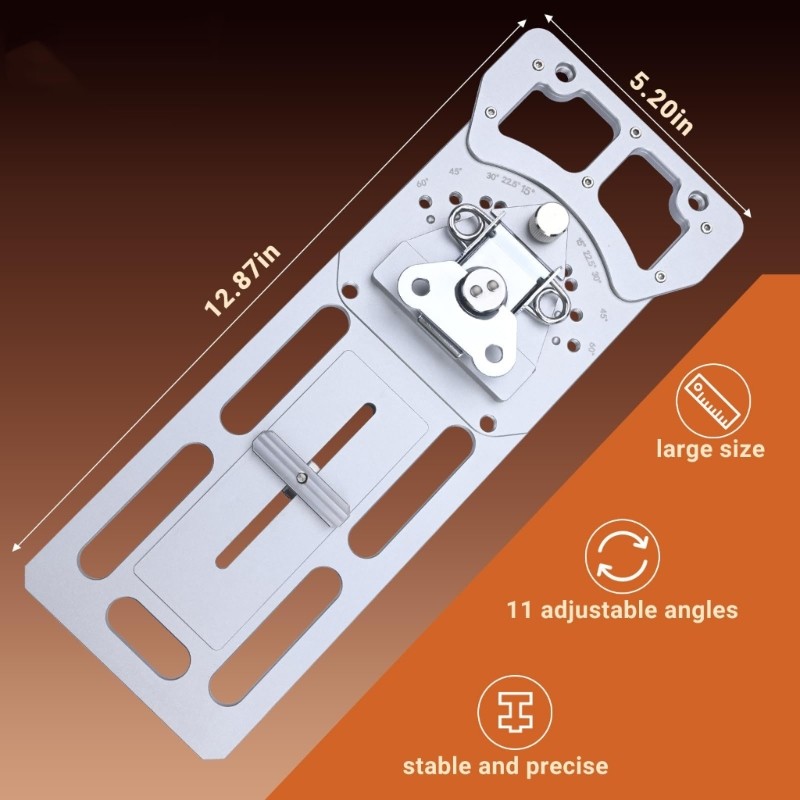 Quick arrange track Guide Angle Jig For Efficient And Precise Woodworking