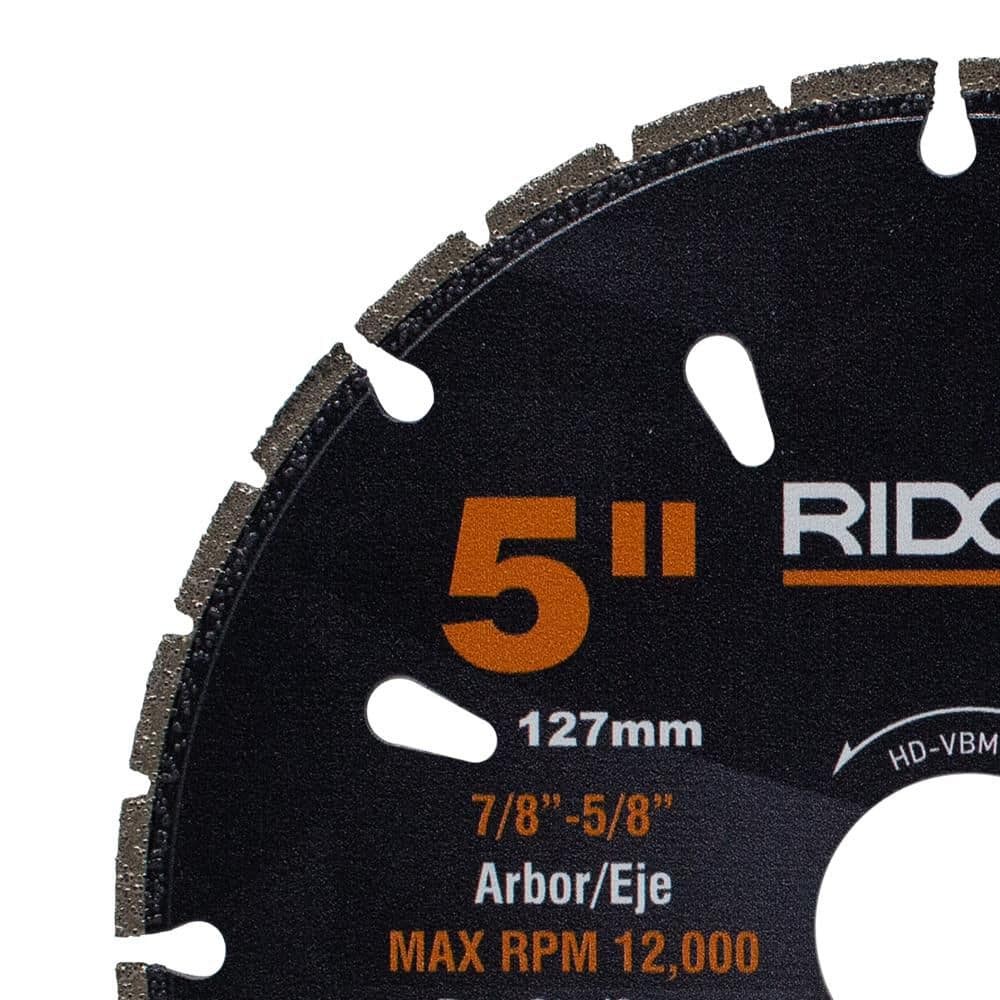 RIDGID 5 in. Diamond Multi-Cutting Blade