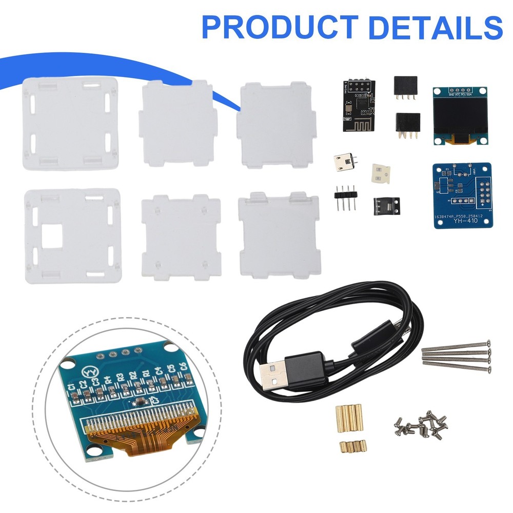 Innovative DIY Weather Clock Kit Featuring USB Power and Smart Functions