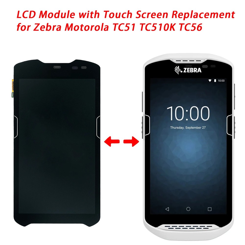 For Zebra TC51 TC510K TC56 LCD Module with Touch Screen Replacement