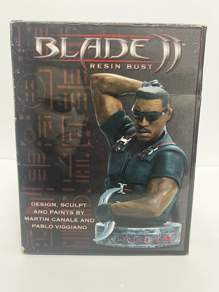 Blade II Resin Bust Marvel 2002 Diamond Select / Dynamic Forces w/ Original Box