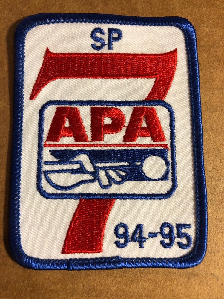 1994-95 APA 7 Patch, SP, Original Bud Light League, New