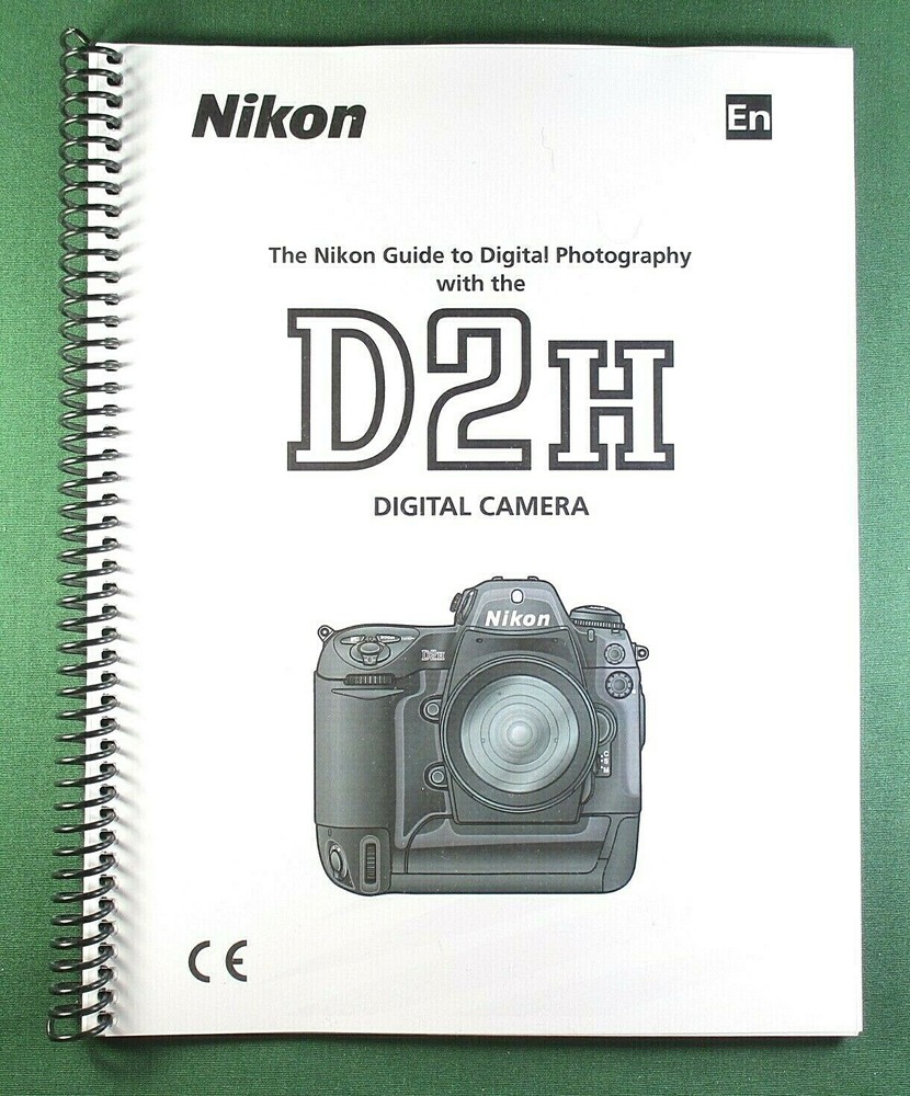 Nikon D2H Instruction Manual: 264 Pages & Protective Covers
