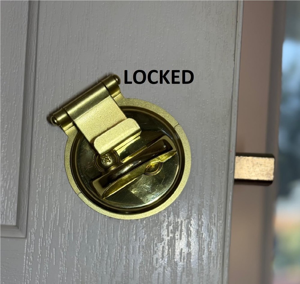 Arc Link Products Dead Bolt Secure, Brass