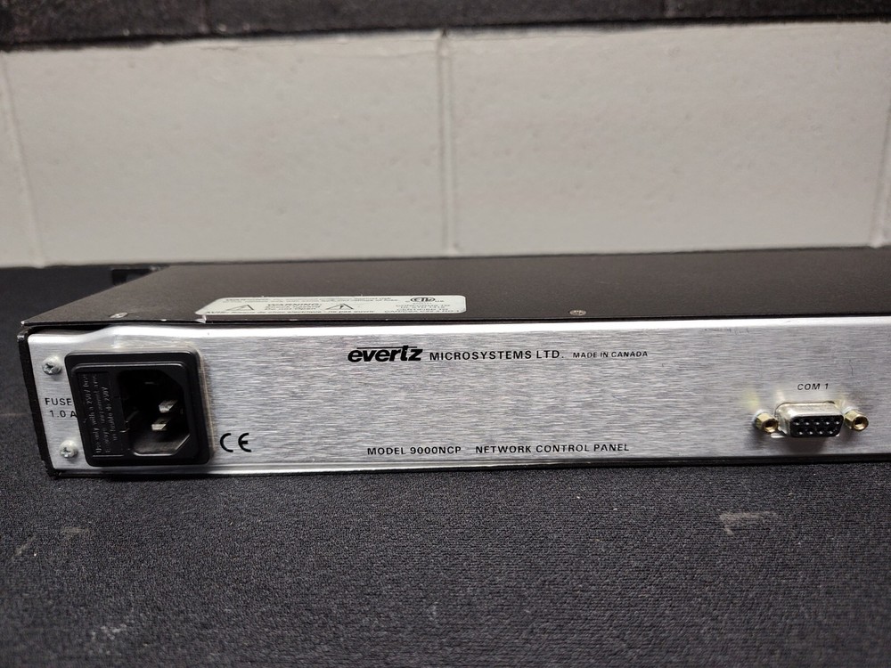 Evertz 9000NCP Network Control Panel*PARTS ONLY*