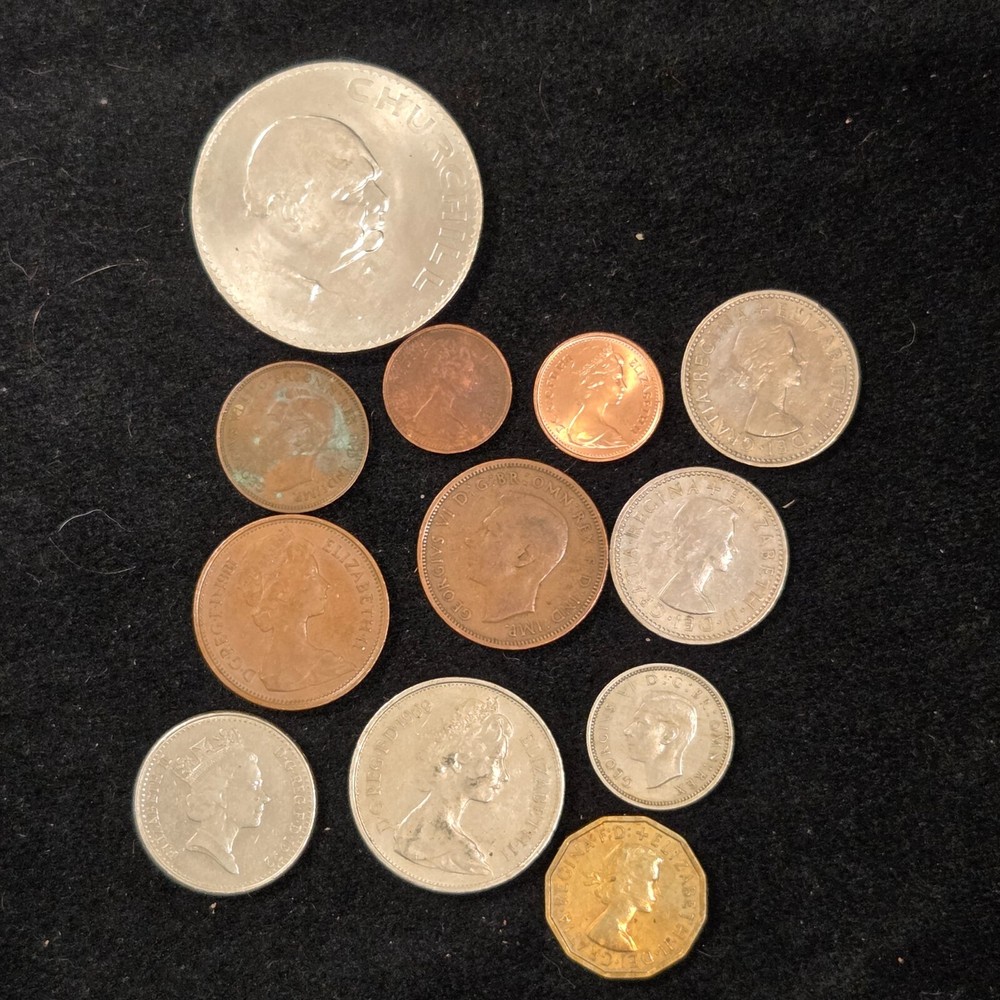 12 Miscellaneous Great Britain Coins