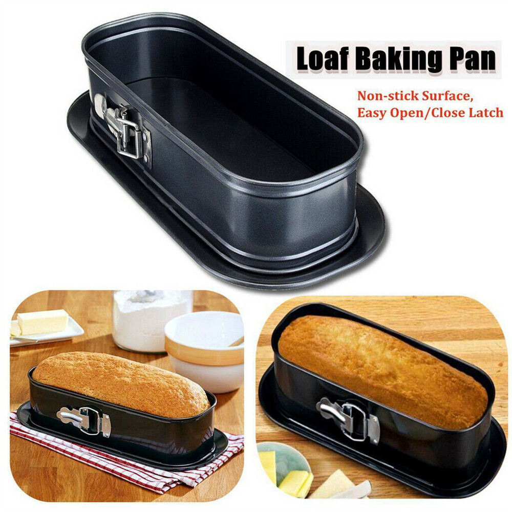 12" Nonstick Loaf Pan Springform Pan Bread Cake Mold Baking Pan Oval Bakeware