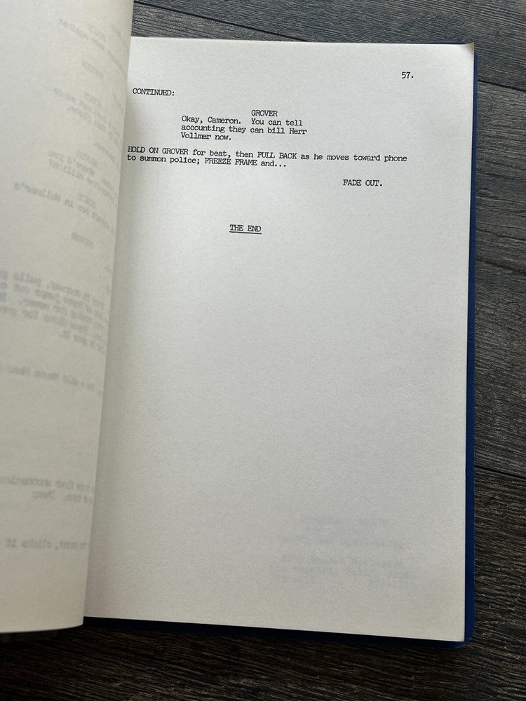 SEARCH TV Show Script Numbered For Death Final Draft Nov 30 1972 Lou Shaw