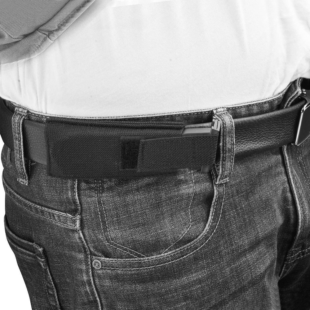 Adjustable Horizontal Magazine Holster Molle Open Top Elastic Single Mag Holder